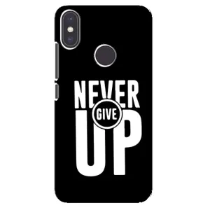 Силіконовый Чохол на Xiaomi Mi A2 з картинкою НАЙК (Never Give UP)