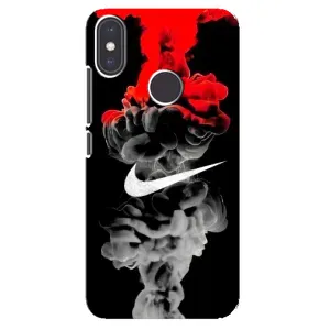 Силіконовый Чохол на Xiaomi Mi A2 з картинкою НАЙК (Nike дим)