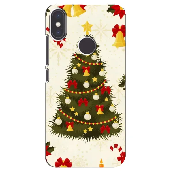 Чохол з малюнком «Новорічний принт» для Xiaomi Mi A2 Чохол з малюнком «Новорічний принт» для Xiaomi Mi A2
