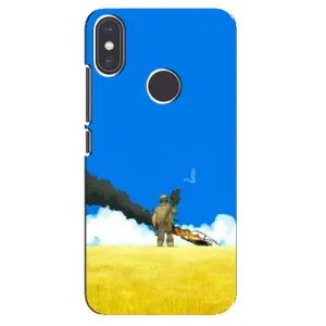 Чехлы на военную тематику для Xiaomi Mi A2 (Попадание)