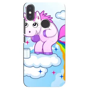 Чехол Unicorn на Xiaomi Mi A2 (Радуга единорожка)