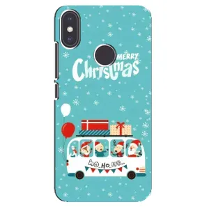 Силиконовый бампер на рождество для Xiaomi Mi A2 (Рождественское настроение)