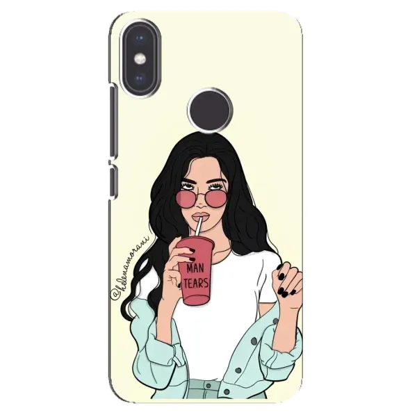 Чехол с рисунком «С напитком» для Xiaomi Mi A2 Чехол с рисунком «С напитком» для Xiaomi Mi A2
