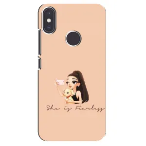 Силиконовый Чехол на Xiaomi Mi A2 с картинкой Стильных Девушек (С собакой)