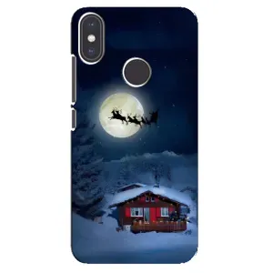 Чехол Санта Клаус для Xiaomi Mi A2 (Санта)