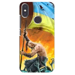Чехол с картинкой (Патриотический КОЗАК) на Xiaomi Mi A2 (Сильный Козак)
