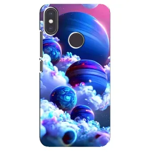 Чохли КОСМОС на Xiaomi Mi A2 (Сині планети)
