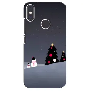 Чехлы на Новый Год Xiaomi Mi A2 (Снеговички)