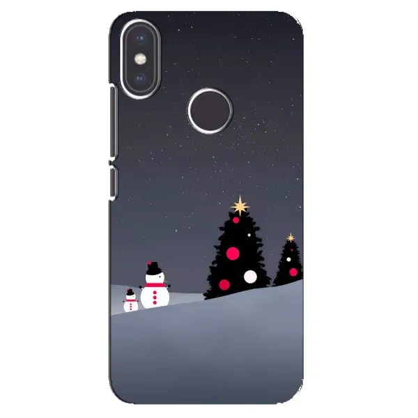 Чехол с рисунком «Снеговички» для Xiaomi Mi A2 Чехол с рисунком «Снеговички» для Xiaomi Mi A2