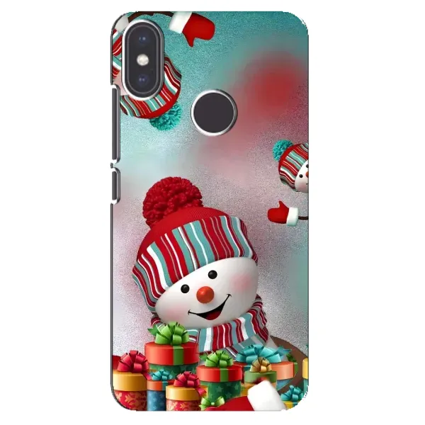 Чехол с рисунком «Снеговик в шапке» для Xiaomi Mi A2 Чехол с рисунком «Снеговик в шапке» для Xiaomi Mi A2