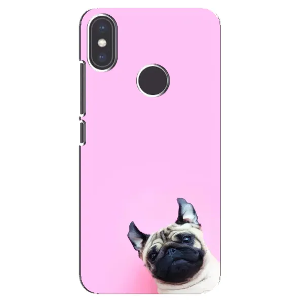 Чехол с рисунком «Собака на розовом» для Xiaomi Mi A2 Чехол с рисунком «Собака на розовом» для Xiaomi Mi A2