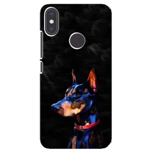 Бампер для Xiaomi Mi A2 с картинкой "Песики" (Собака Мопс)