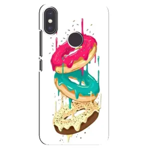 Чехол с изображением вкусной еды для Xiaomi Mi A2 (Сочные пончики)