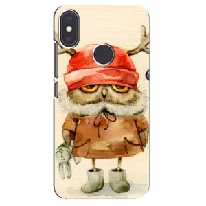 Чохли з принтом СОВИ для Xiaomi Mi A2 (Сова у шапці)