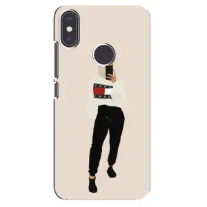 Силиконовый Чехол на Xiaomi Mi A2 с картинкой Стильных Девушек (Стильная)