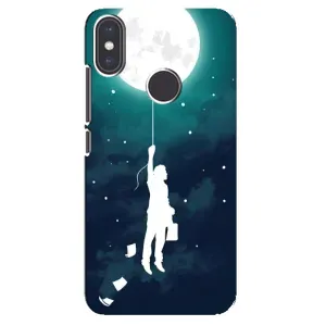 Чохол (ТПУ) з планетами на Xiaomi Mi A2 (To The moon)