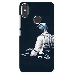 Чохол з картинкою "Герой Pubg" на Xiaomi Mi A2 (В екіперівці)