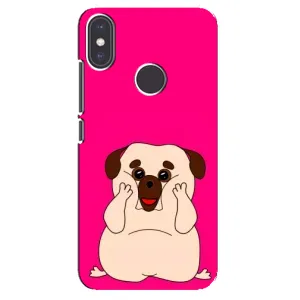 Чехол (ТПУ) Милые собачки для Xiaomi Mi A2 (Веселый Мопсик)