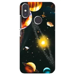 Чохол (ТПУ) з планетами на Xiaomi Mi A2 (Вид з космосу)