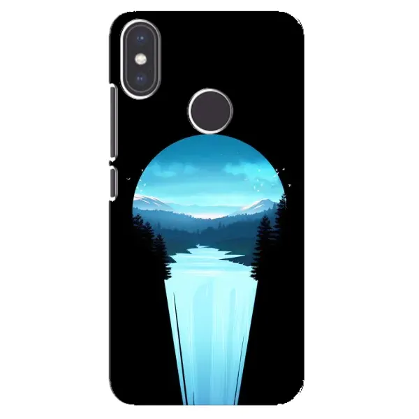 Чехол с рисунком «Синий Водопад» для Xiaomi Mi A2 Чехол с рисунком «Синий Водопад» для Xiaomi Mi A2