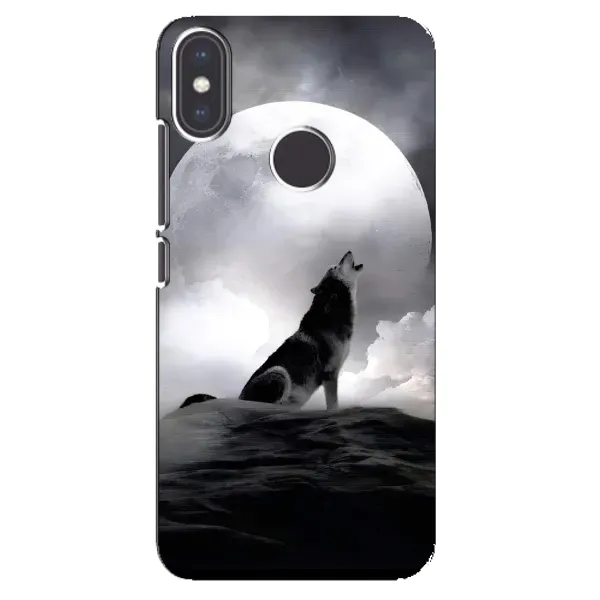 Чехол с рисунком «Волк и луна» для Xiaomi Mi A2 Чехол с рисунком «Волк и луна» для Xiaomi Mi A2