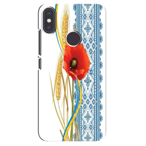 Чехол с рисунком «Вышиванка с цветком» для Xiaomi Mi A2 Чехол с рисунком «Вышиванка с цветком» для Xiaomi Mi A2