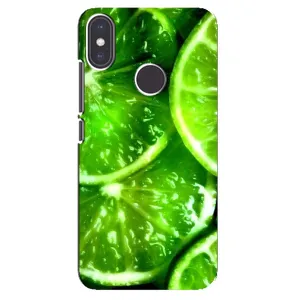 Чохол з зображенням смачної їжі для Xiaomi Mi A2 (Яскравий Лайм)