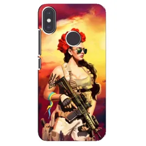 ЗСУ Чехлы (TPU) для Xiaomi Mi A2 (Женщина солдат)