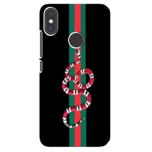 Чохли бренд ГУЧЧІ для Xiaomi Mi A2 (Змій Гуччі)