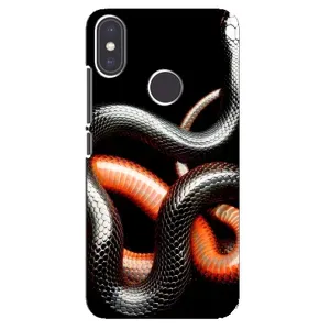 Чехлы с изображением разных животных для Xiaomi Mi A2 (Змея)