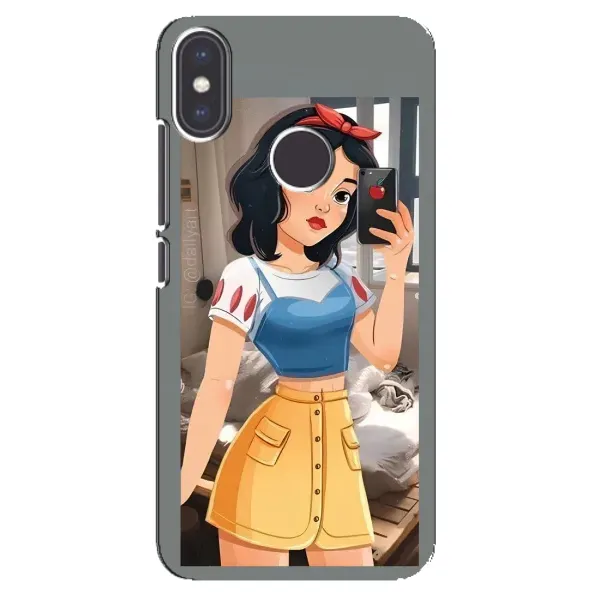 Чехол с рисунком «Белоснежка с телефоном» для Xiaomi Mi A2