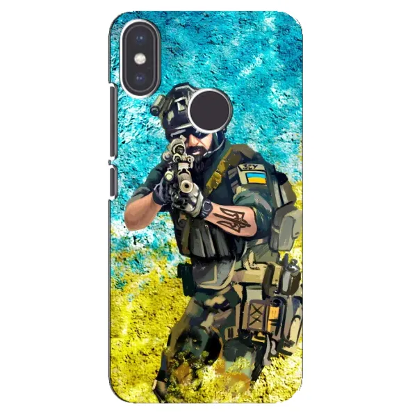 Чехол с рисунком «ЗСУ  Воин» для Xiaomi Mi A2