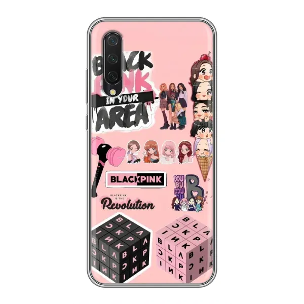 Чехол с рисунком «BLACK PINK коллаж» для Xiaomi Mi A3 Чехол с рисунком «BLACK PINK коллаж» для Xiaomi Mi A3