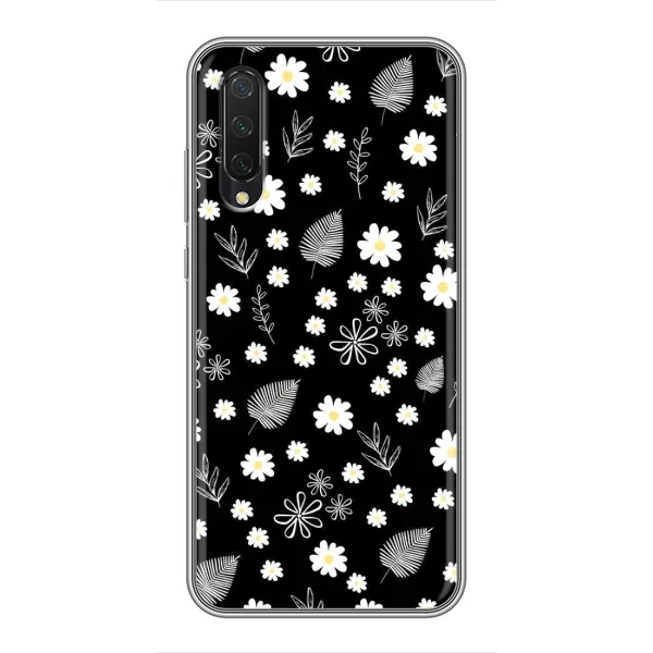 Чехол с рисунком «цветение на чорном» для Xiaomi Mi A3 Чехол с рисунком «цветение на чорном» для Xiaomi Mi A3