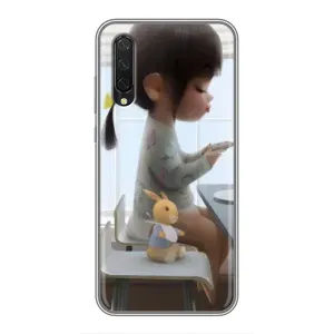 Девчачий Чехол для Xiaomi Mi A3 (Девочка с игрушкой)