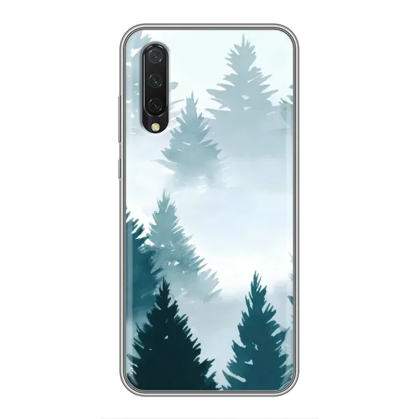 Чехол с рисунком «Горный лес» для Xiaomi Mi A3 Чехол с рисунком «Горный лес» для Xiaomi Mi A3