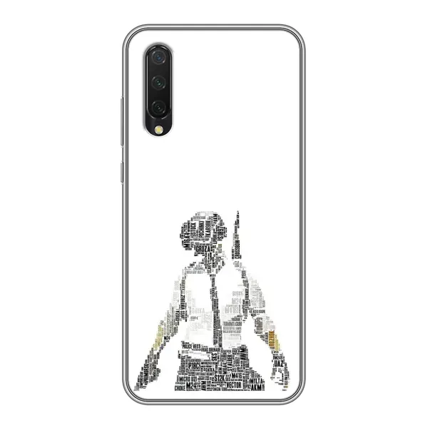 Чехол с рисунком «Из букв» для Xiaomi Mi A3 Чехол с рисунком «Из букв» для Xiaomi Mi A3