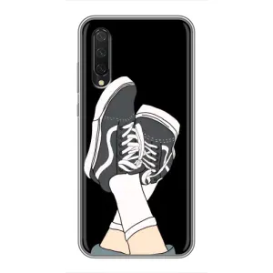 Чехол с Прикольным принтом на Xiaomi Mi A3 (Кеды)