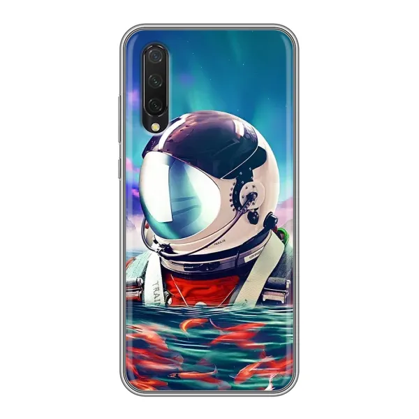 Чехол с рисунком «Космонавт в воде» для Xiaomi Mi A3 Чехол с рисунком «Космонавт в воде» для Xiaomi Mi A3