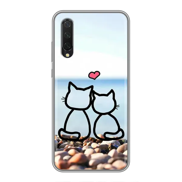Чехол с рисунком «Котейки» для Xiaomi Mi A3 Чехол с рисунком «Котейки» для Xiaomi Mi A3