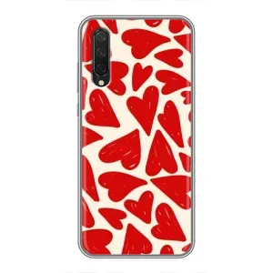 Чохли з тематикою "Маленькі Сердчеки" на Xiaomi Mi A3 (Червоні сердечки)