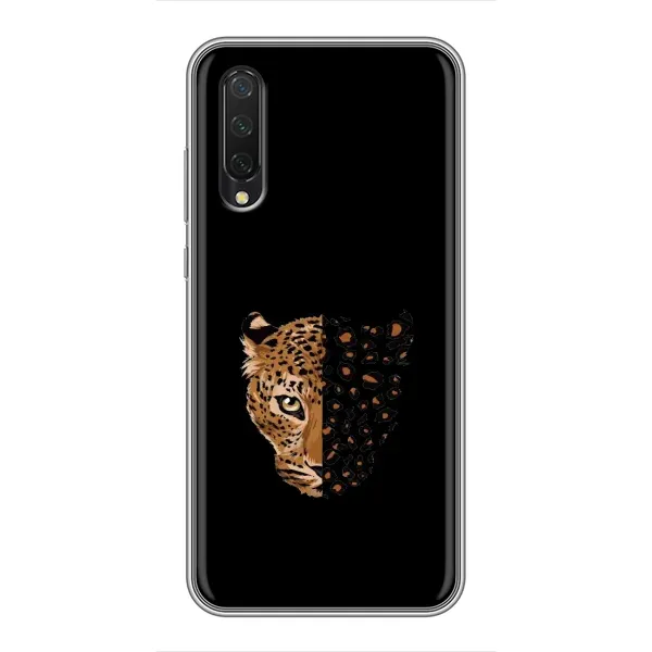 Чехол с рисунком «Леопард на черном» для Xiaomi Mi A3 Чехол с рисунком «Леопард на черном» для Xiaomi Mi A3