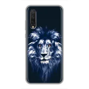 Чохол з картинкою на Xiaomi Mi A3 (Лев – синій)
