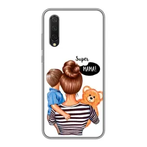 Чехлы для МАМЫ на Xiaomi Mi A3 (Мама и сын)
