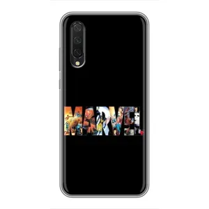 Силиконовый Чехол для Xiaomi Mi A3 (MARVEL)