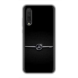 Силиконовый бампер с картинкой машины на Xiaomi Mi A3 (Mercedes)