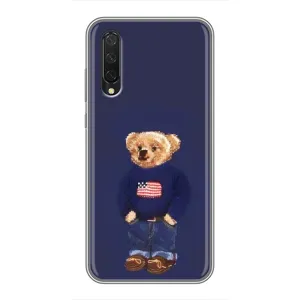 Чехлы Мишка Тедди для Сяоми Ми А3 (Мишка USA)