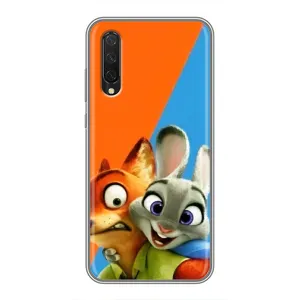 Чехлы ЗВЕРОПОЛИС для Xiaomi Mi A3 (Ник и Хопс)
