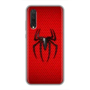 Чехол Супергерой Человека Паука на Xiaomi Mi A3 (Паук марвел)
