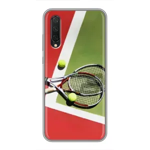 Чехлы с принтом Спортивная тематика для Xiaomi Mi A3 (Ракетки теннис)